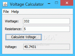 Voltage Calculator Portable