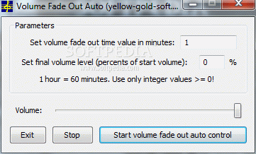 Volume Fade Out Auto