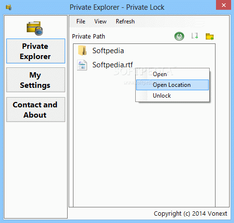 Vonext Private Lock