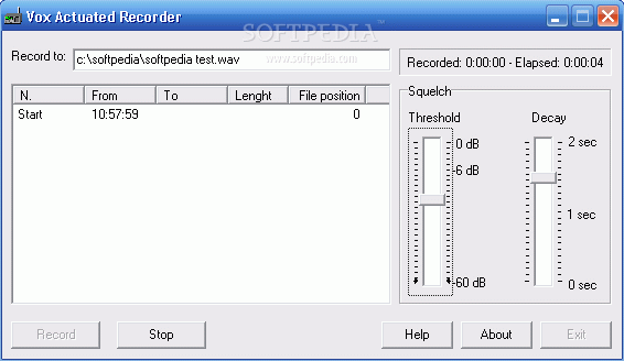 Vox Actuated Recorder