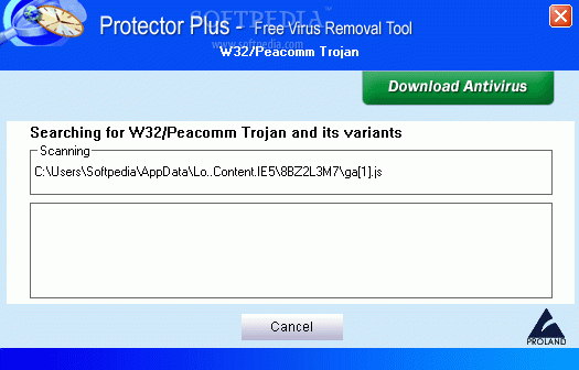 W32/Peacomm Trojan Cleaner