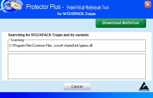 W32/XPACK Trojan Removal Tool