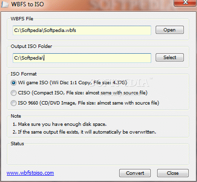WBFS to ISO