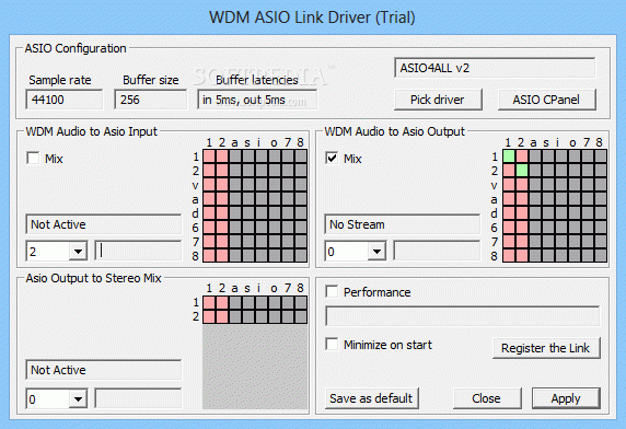 WDM ASIO Link Driver