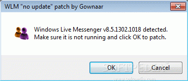 WLM "no update" patch