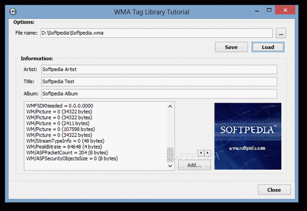 WMA Tag Library
