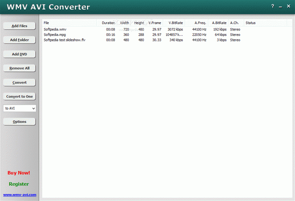 WMV AVI Converter