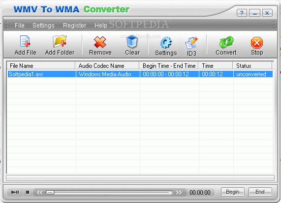 WMV To WMA Converter