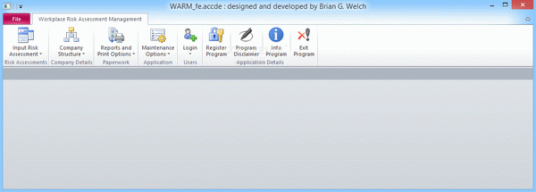 WRAM - Workplace Risk Assessment Management