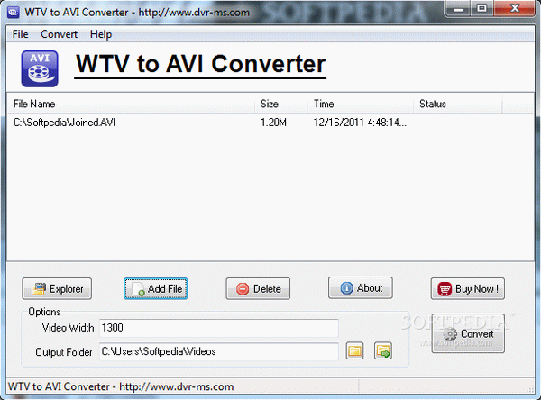 WTV to AVI Converter