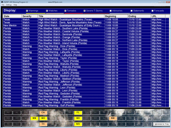 WX Warning Program