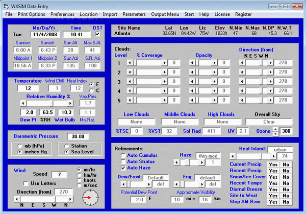 WXSIM