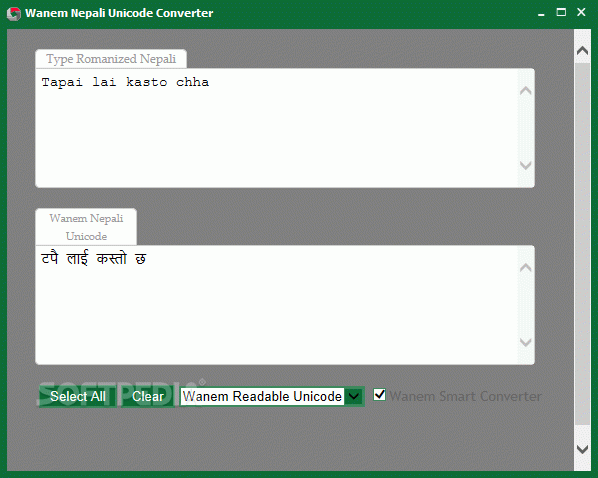 Wanem Nepali Unicode Converter