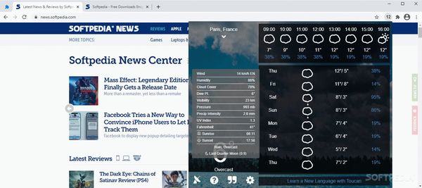 Weather Extension for Chrome