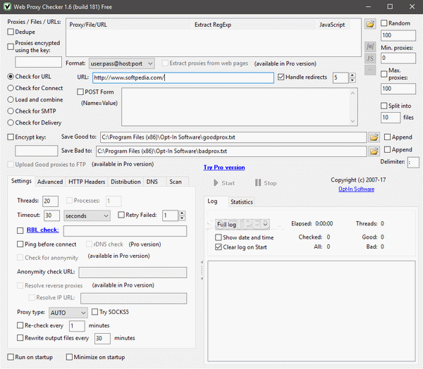 Web Proxy Checker