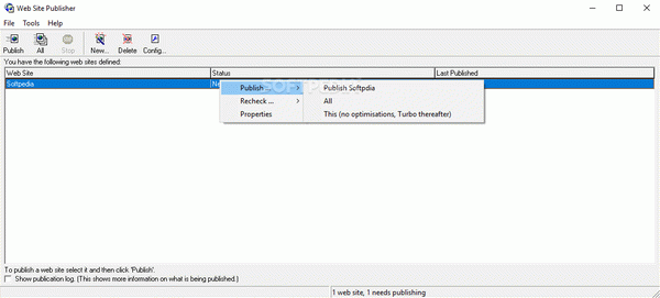 Web Site Publisher