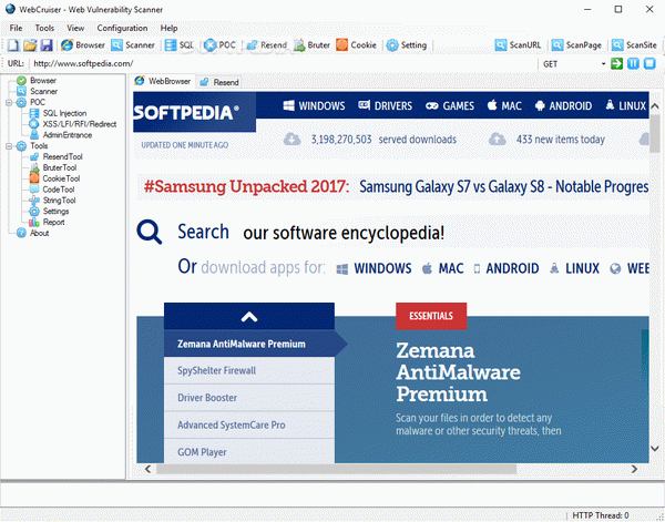 WebCruiser - Web Vulnerability Scanner Personal / Free