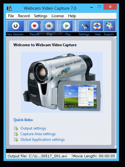 Webcam Video Capture