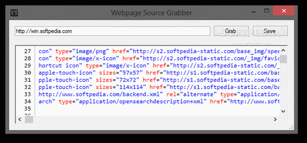 Webpage Source Grabber