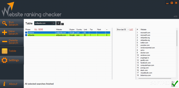 Website Ranking Checker