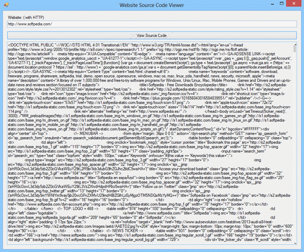 Website Source Code Viewer