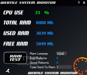 Webtile System Monitor