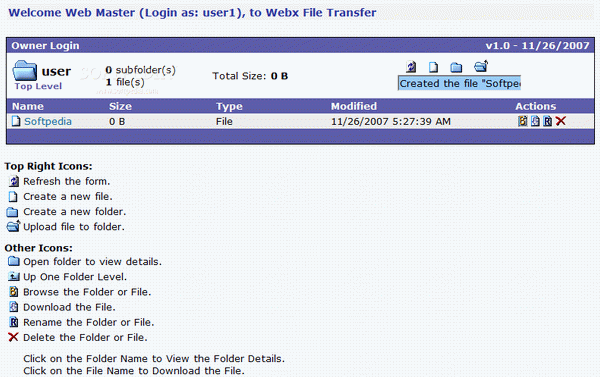 Webx ASP File Management