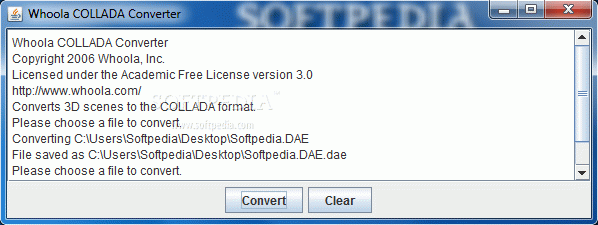 Whoola COLLADA Converter