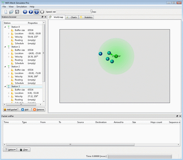 WiFi Mesh Simulator Pro