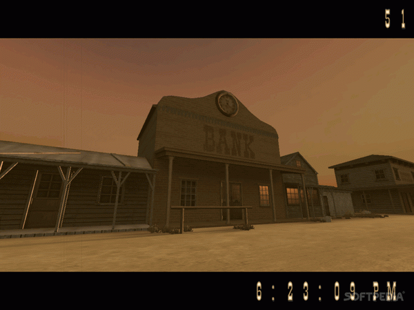 Wild West 3D Screensaver