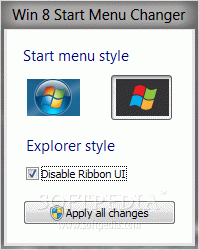 Win 8 Start Menu Changer