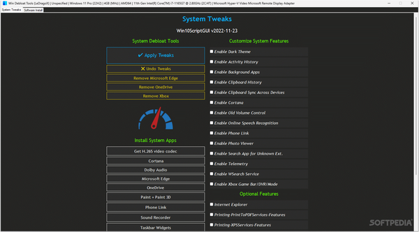 Win Debloat Tools