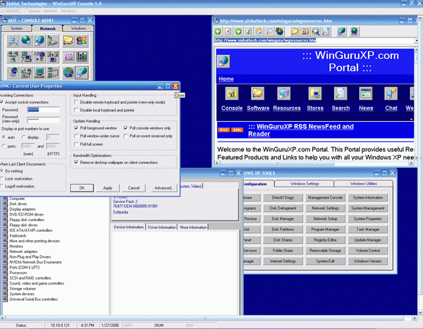 WinGuruXP Console