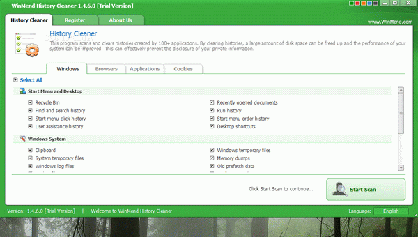 WinMend History Cleaner