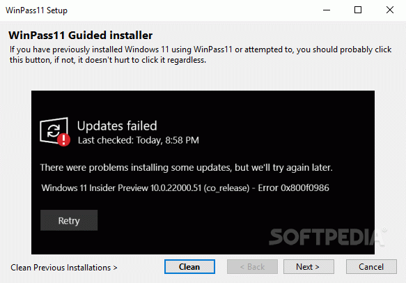 WinPass11 Guided Installer