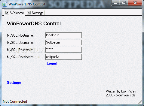 WinPowerDNS Control