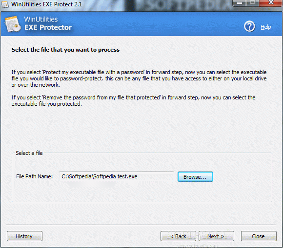 WinUtilities EXE Protector