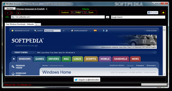 Win4Web Browser Deluxe