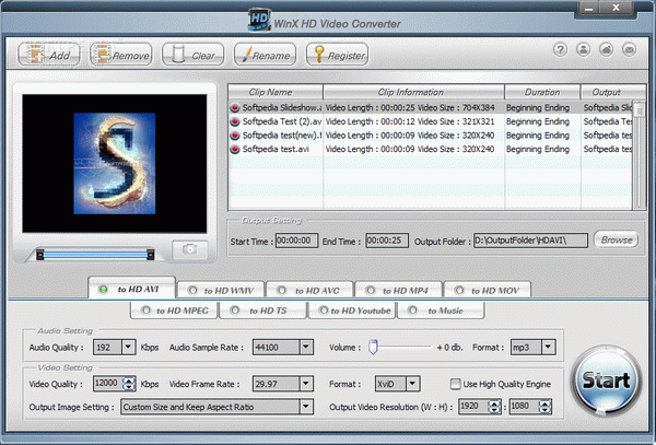 WinX HD Video Converter