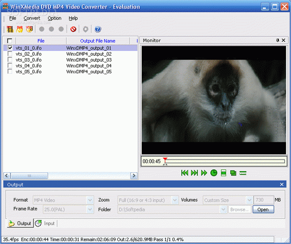 WinXMedia DVD MP4 Video Converter