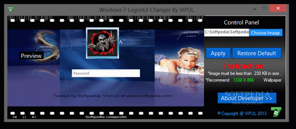 Windows 7 LogonUI Changer