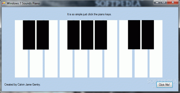 Windows 7 Sounds Piano