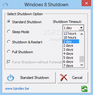 Windows 8 Shutdown