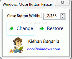 Windows Close Button Resizer