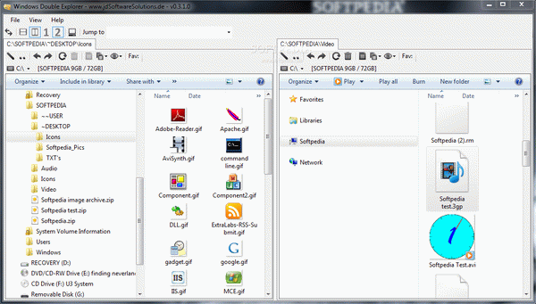 Windows Double Explorer