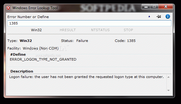 Windows Error Lookup Tool Portable