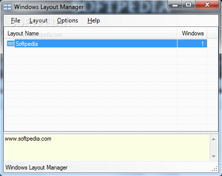 Windows Layout Manager