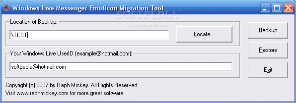 Windows Live Messenger Custom Emoticon Migration Tool