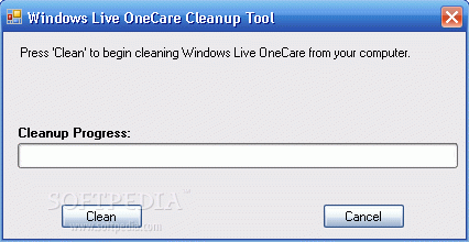 Windows Live OneCare Cleanup Tool