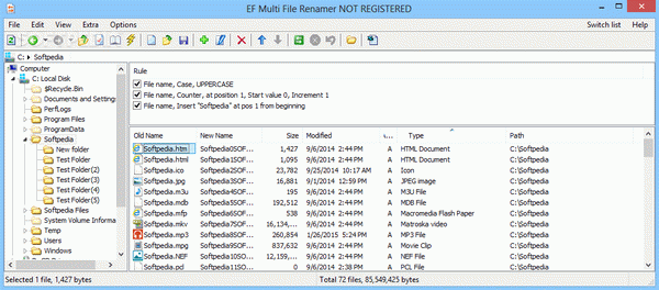 Portable EF Multi File Renamer